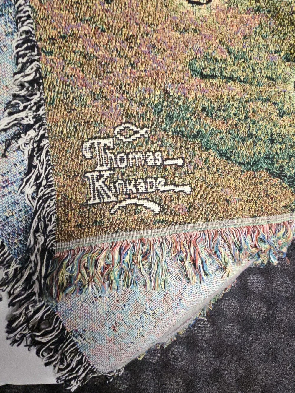 Thomas Kinkade God's Promises Tapestry Throw Blanket